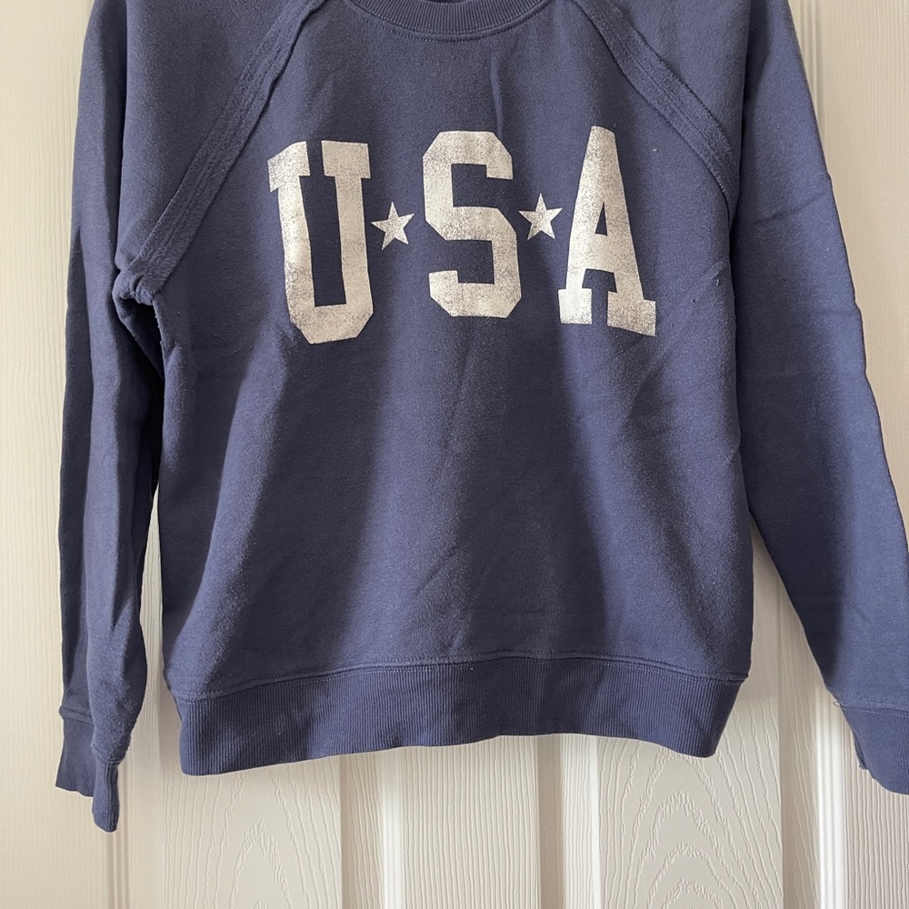 Grayson Threads Navy Blue USA Women's Sweater